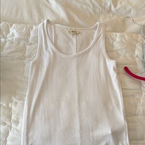 Madewell scoopneck ribbed tank